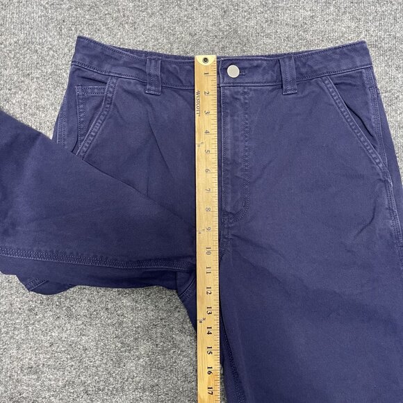 Aritzia TNA Pant Utility Carpenter Jeans Blue Sz 10 Relaxed Baggy Casual - Picture 5 of 8